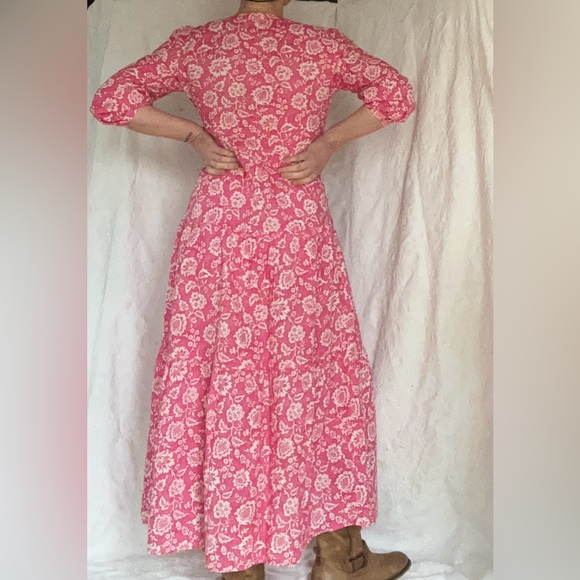 J.McLaughlin Floral Pink Maxi Dress - Picture 3 of 10